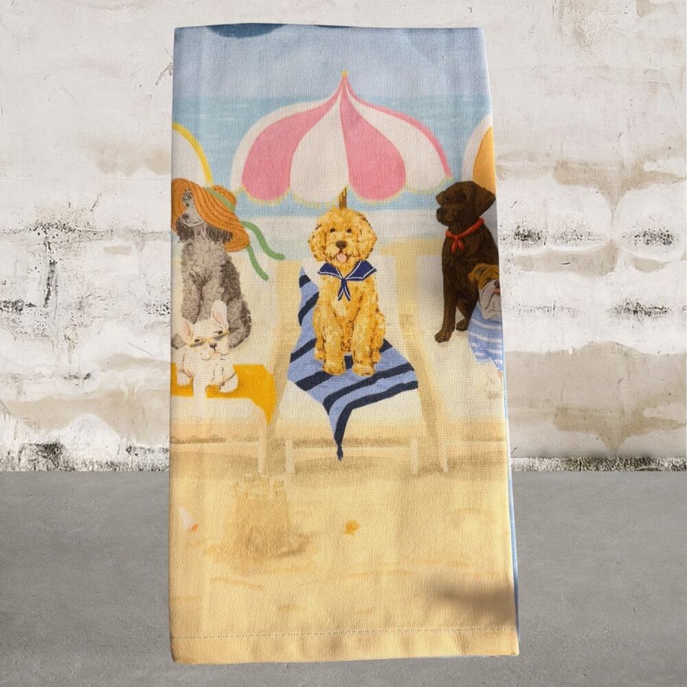 Anthropologie Apres Beach Dish Towel NWT